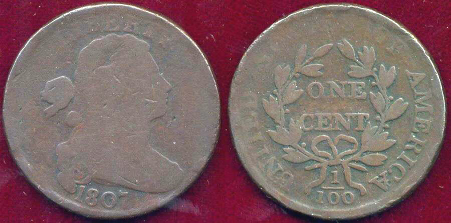 1807 EYE APPEAL LARGE CENT ++