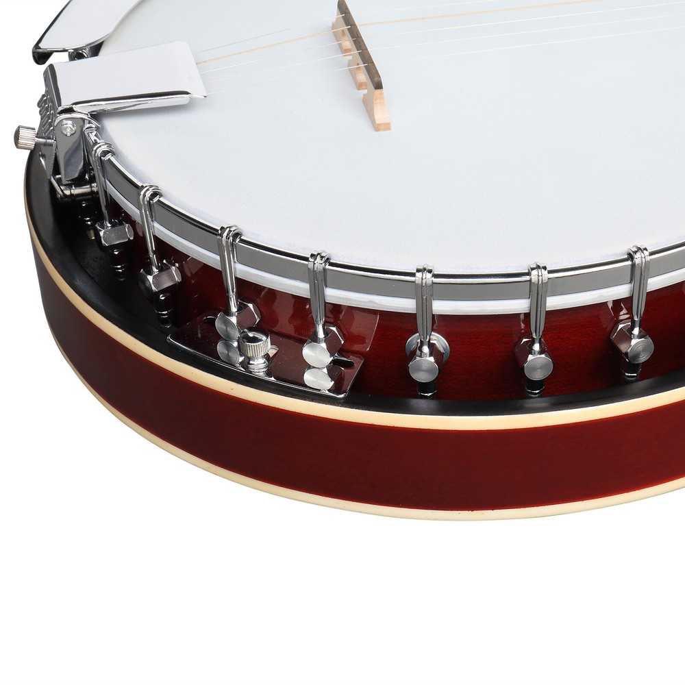Full Size 5 String Right Handed Banjos Set with Closed Solid Sapele Back US