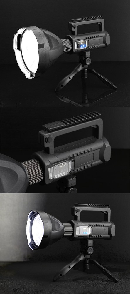 200000LM XHP70 LED Flashlight Work Light USB Rechargeable Searchlight 4 Modes