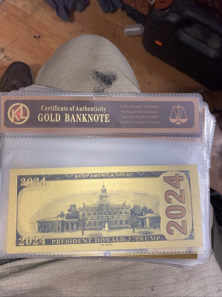 President Trump Gold Notes