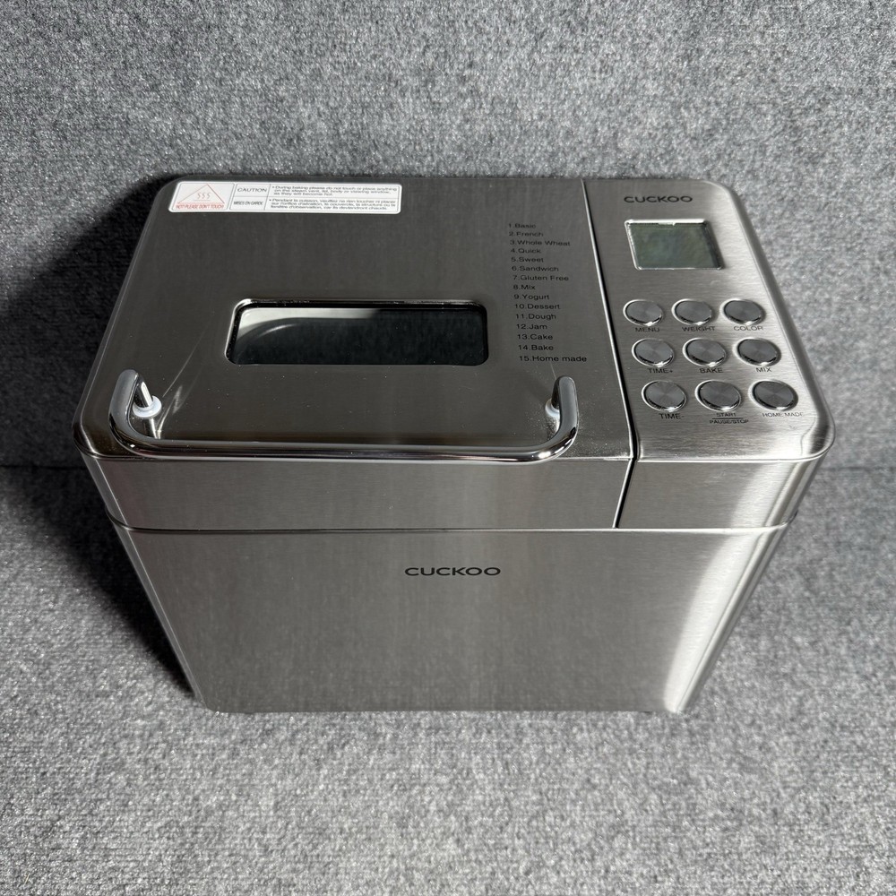 Cuckoo 2.2 lb. Multifunctional Bread Maker (CBM-AAB101S) EUC