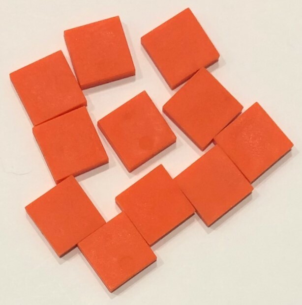 144 PLASTIC TANGRAM / PATTERN BLOCKS - Manipulatives (6 different shapes/colors)