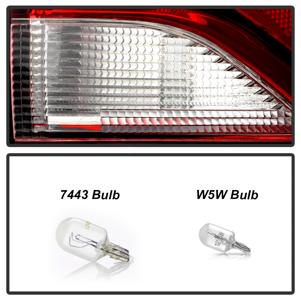 For 2022-2024 Chevy Equinox Incandescent Outer Tail Light Brake Lamp - Passenger