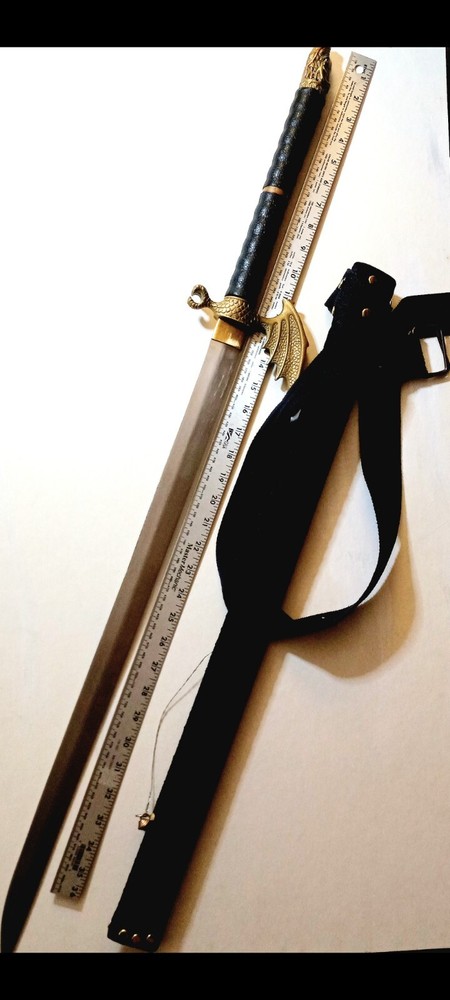 Custom Kirikana Sword 39 " Blade 25.5" -  Solid Brass - See Description