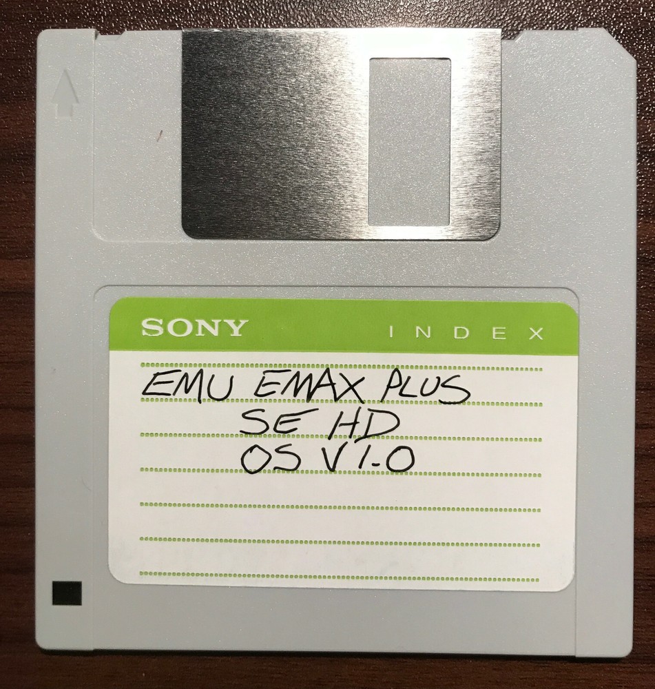Emu Emax Plus SE HD Sampler Operating System Boot Disk V 1.0 - 20 Sold