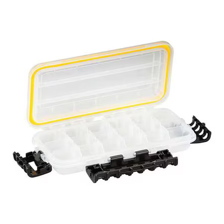 Plano 354010 Adjustable Compartment Box With 3 To 18 Compartments, Plastic,