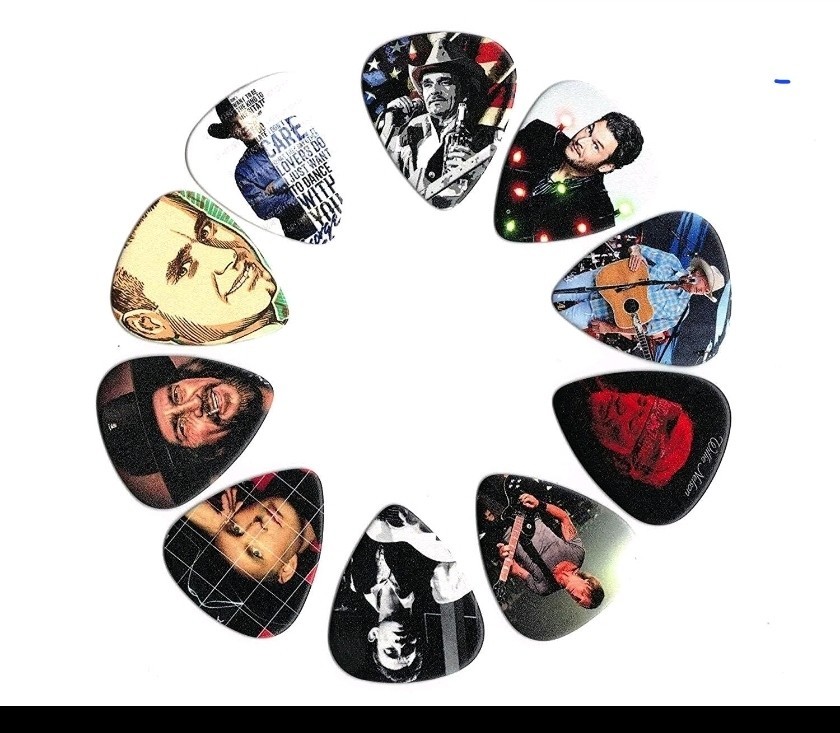 Musical Band Guitar Picks (Country Artists)
