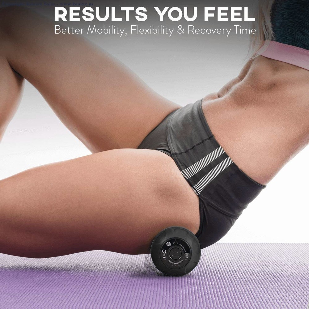 Vibrating Peanut Massage Ball - Deep Tissue Trigger Point Therapy, ... Fast Ship