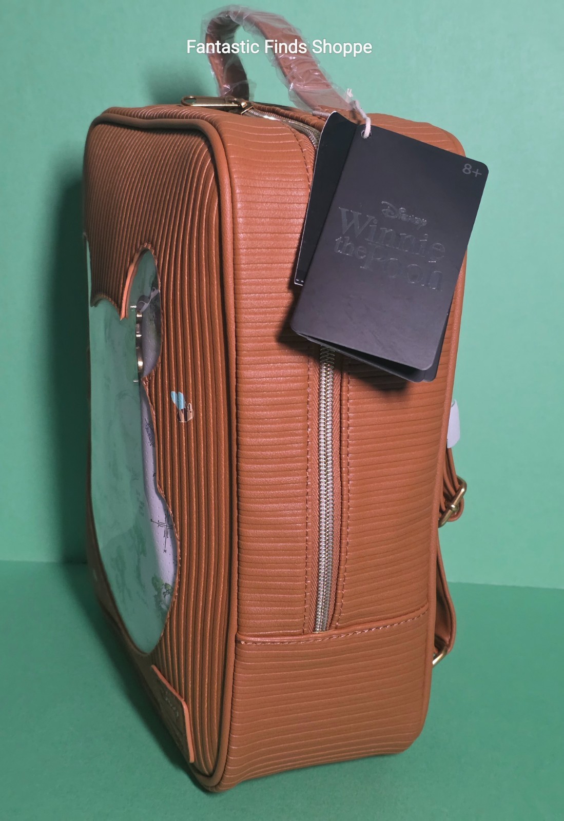 Loungefly Disney Winnie The Pooh Collector Pin Display Mini Backpack + Pin NWT