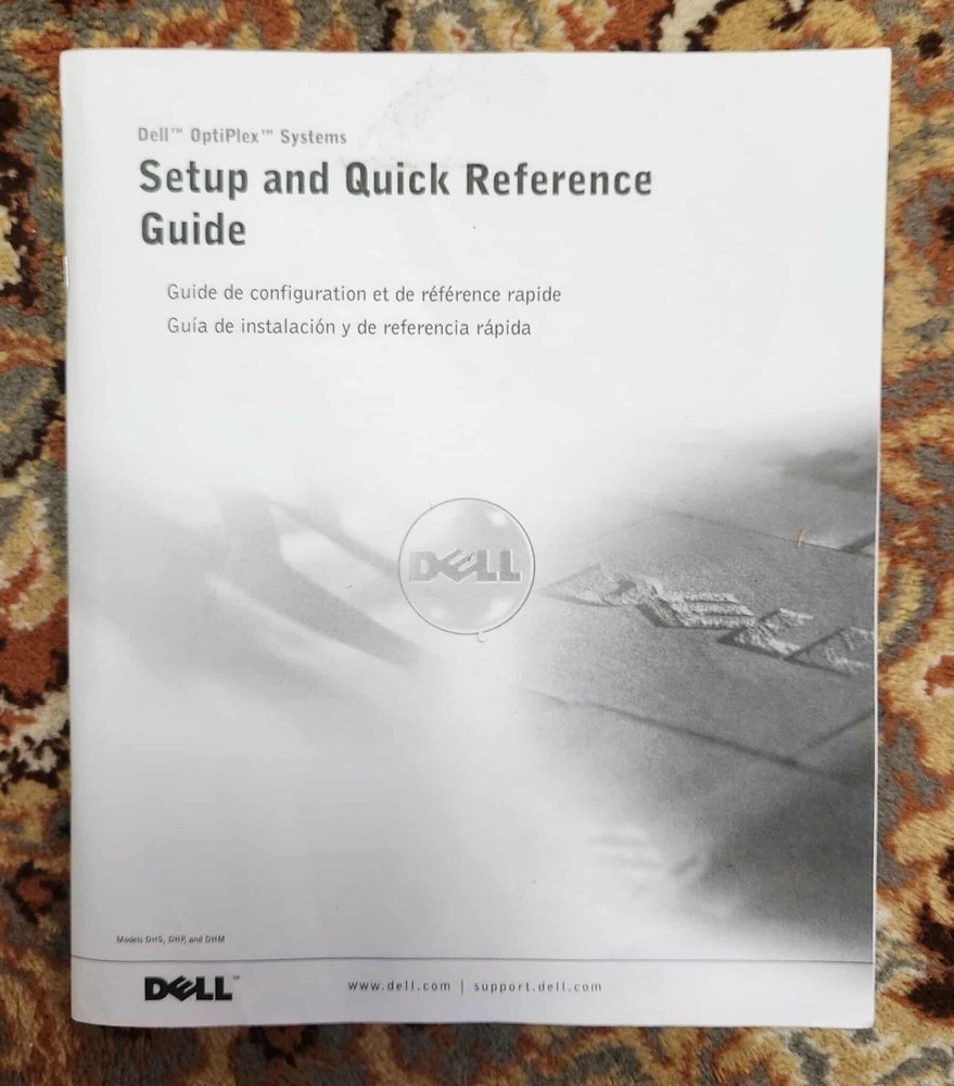 Dell OptiPlex Systems Setup and Quick Reference Guide Booklet - 2002
