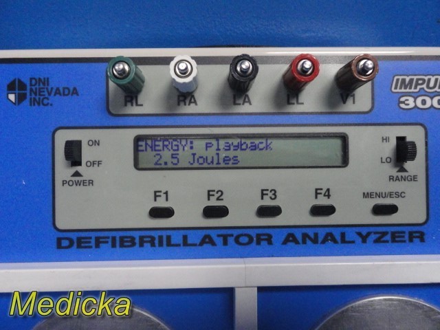 DNI Nevada Impulse 3000 Biomedical ECG Simulator & Energy Analyzer ~ 39632