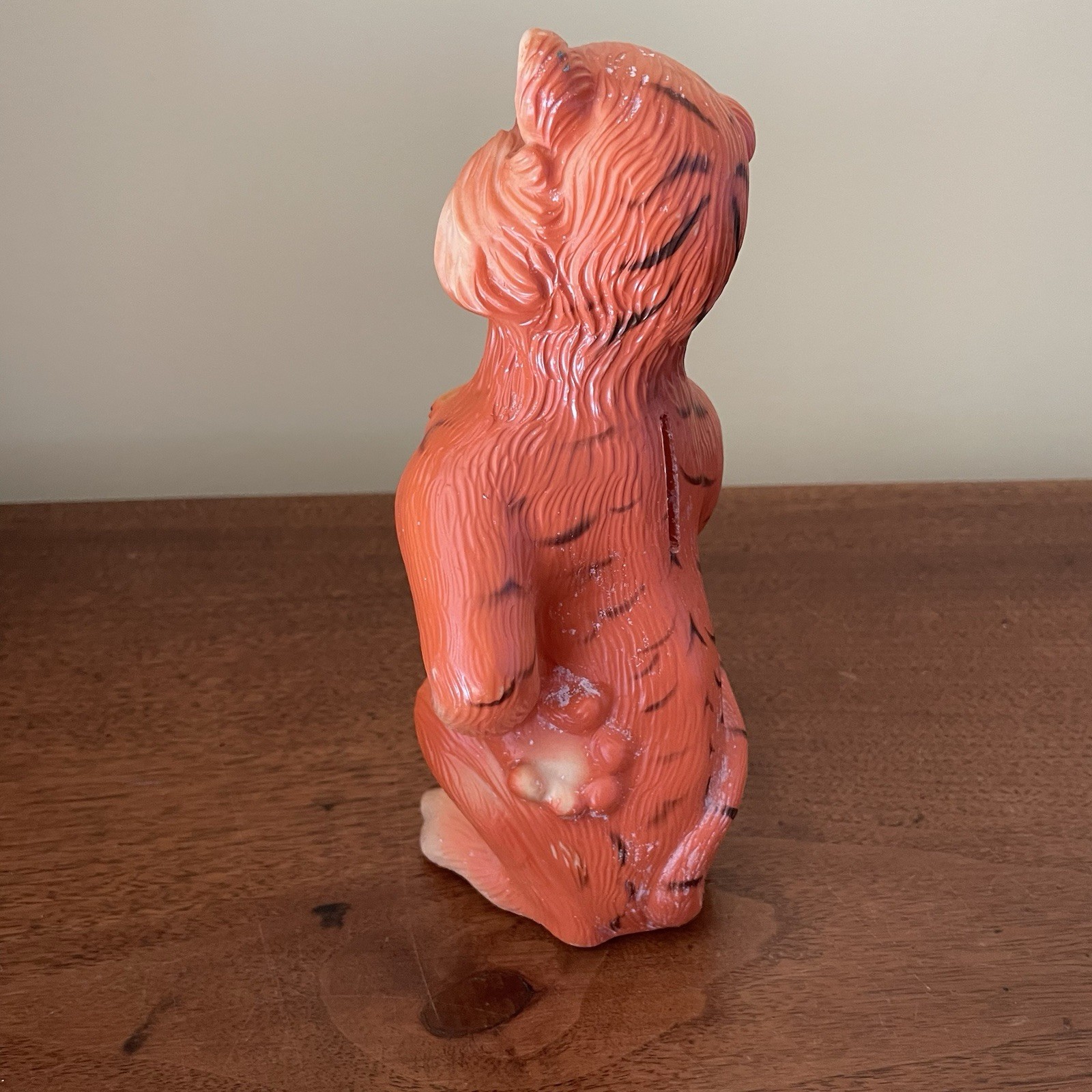 Vintage ESSO Tiger 8.5" Plastic Coin Bank Humble Oil Exxon Gasoline Collectible