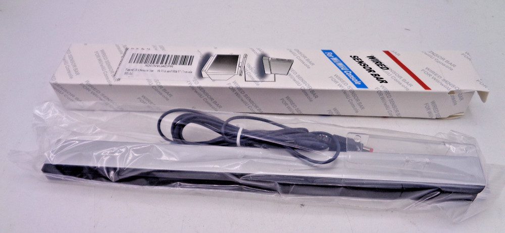 Wired Sensor Bar For Wii/WiiU Console With Easy Setup & Adhesive Mount