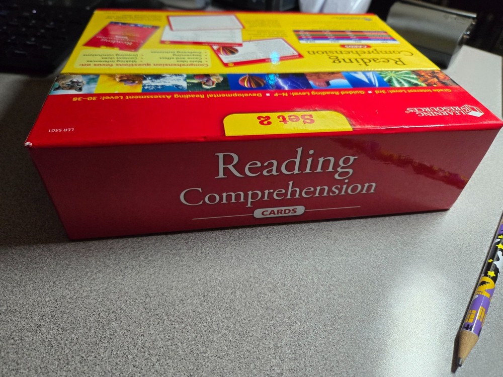 Reading Comprehension Cards – Set 2 (Learning Resources) Great for SPED~Good