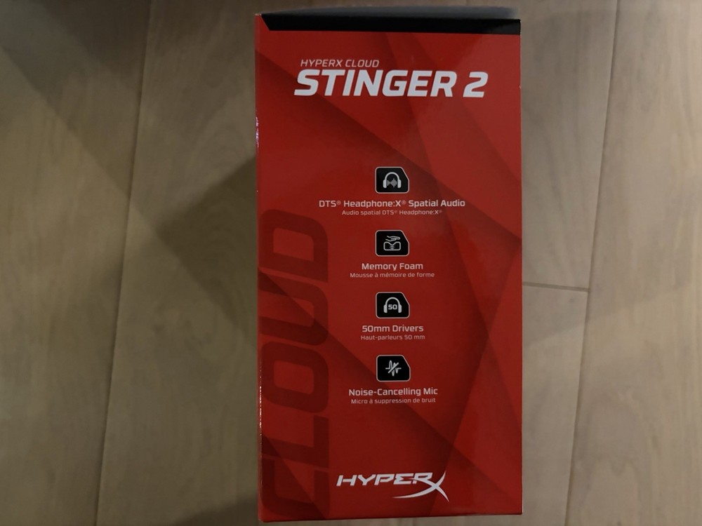 HyperX Cloud Stinger 2 Gaming Headset, DTS:X Spatial Audio, Noise Cancelling