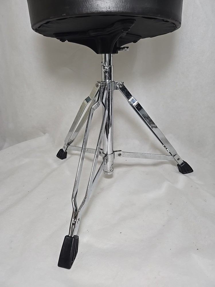 Drum Throne for Any Drum Set - Black Top Drum Stool