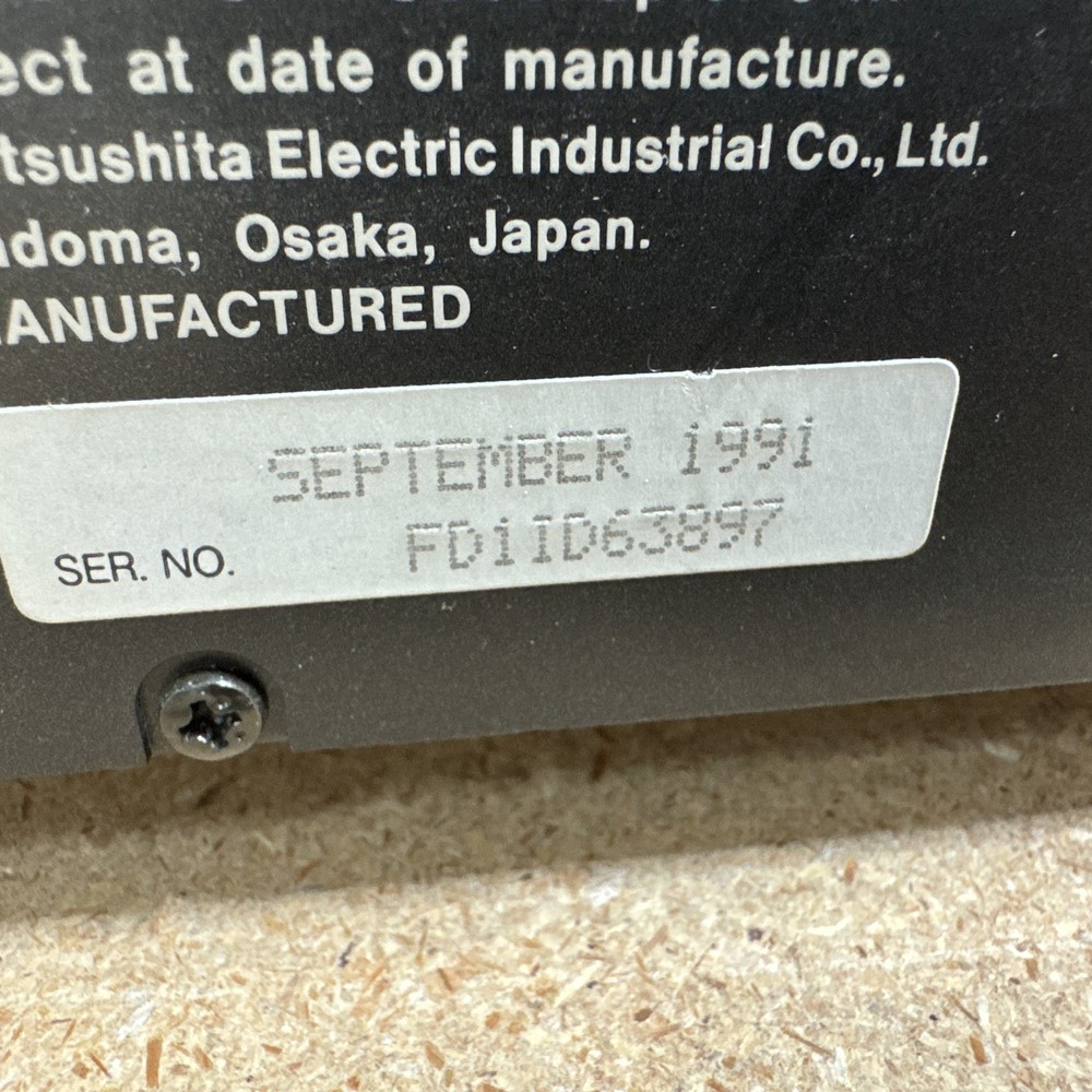 Technics Multi Compact Disc Player SL-PC503