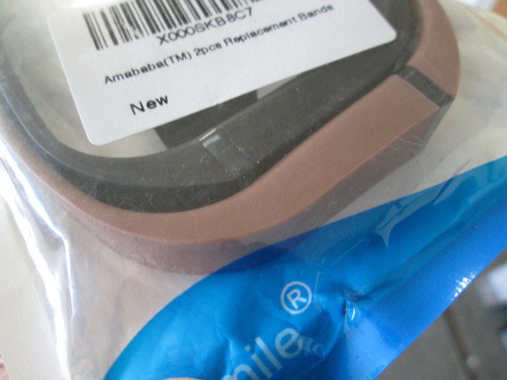 i-Smile Amababa 2Pcs Fit Bit Tracker Replacement Bands, New