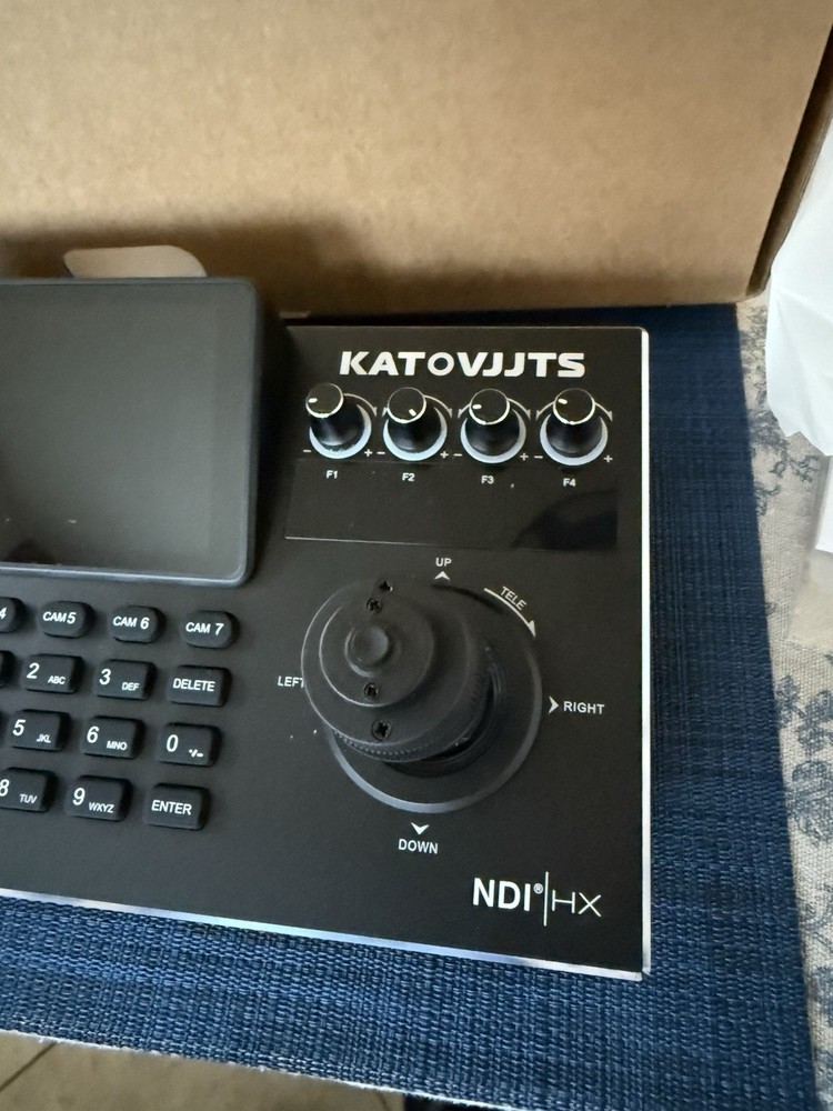 Katovjjts KC50 PTZ Remote Controller Camera with Preview, 4K UHD Input/Output