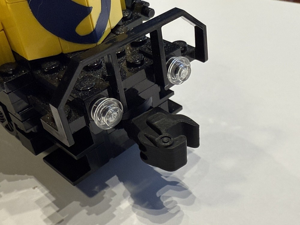 Brick Train Knuckle Couplers - Pair - (Lego Compatible)