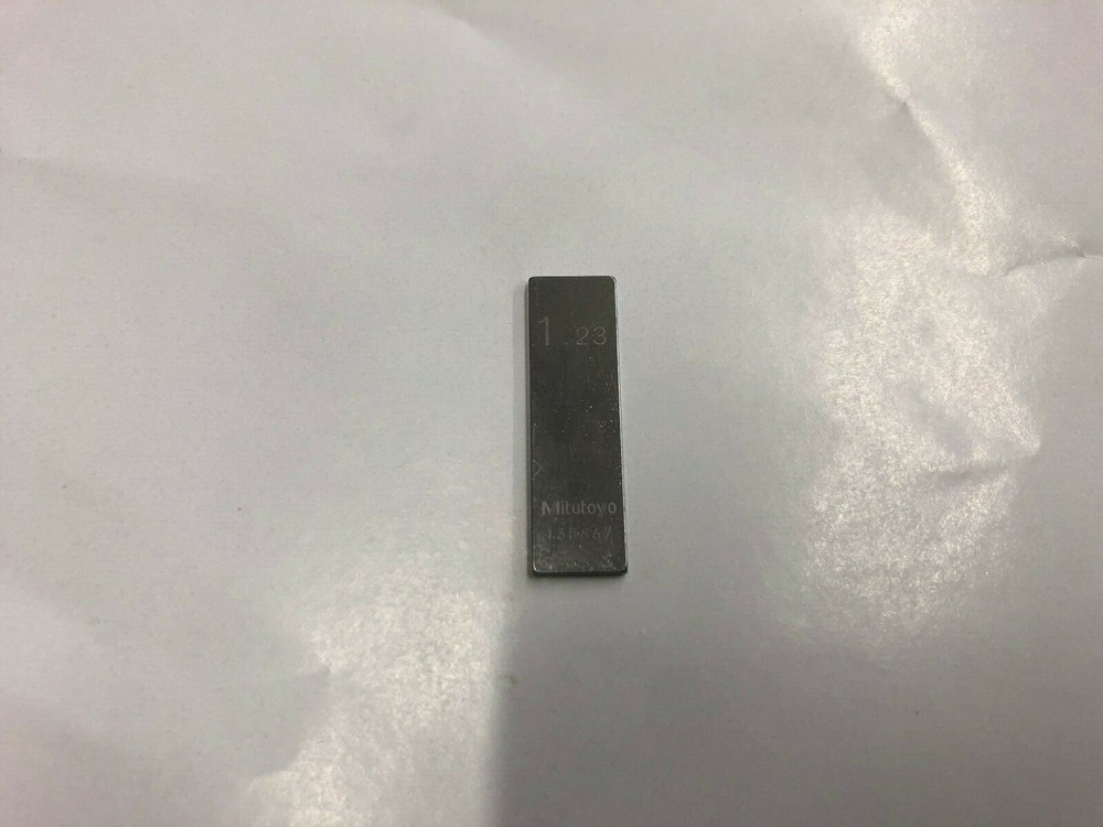 1.23mm Mitutoyo Steel Rectangular Gauge Gage Block