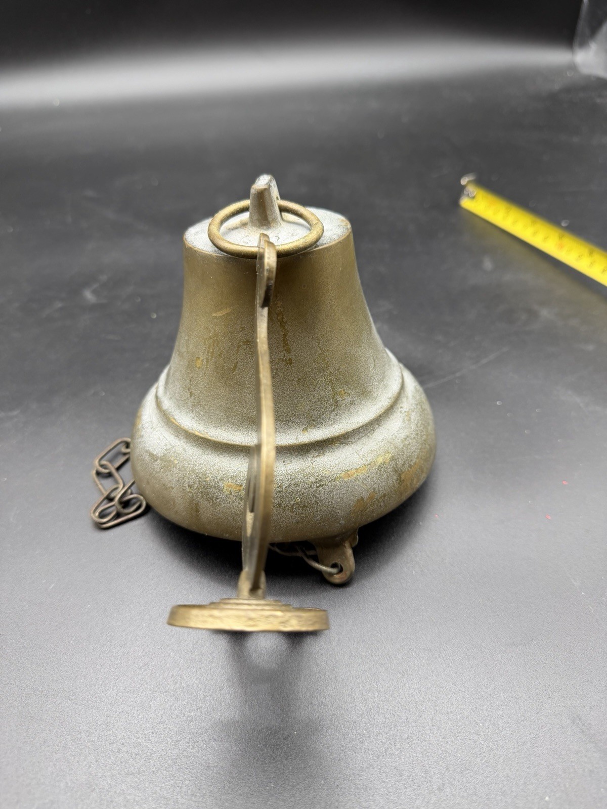 Vintage Wall Mount Hanging Bell Solid Brass
