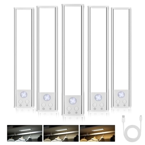 Under Cabinet Lights Motion Sensor, Rechargeable Puck Lights Wireless with