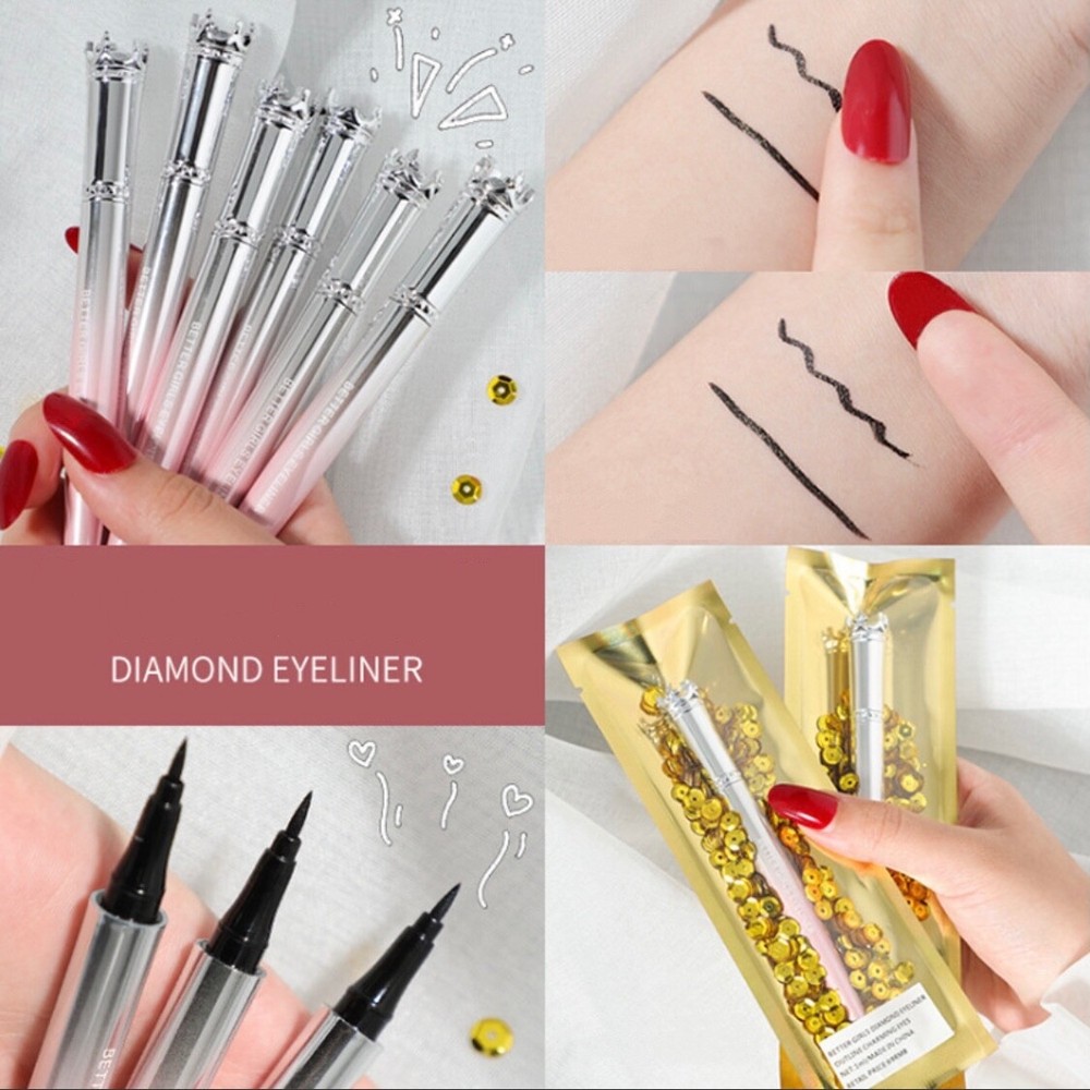 Liquid Value Eyeliners hyper easy use long-lasting Waterproof Black 3 packs