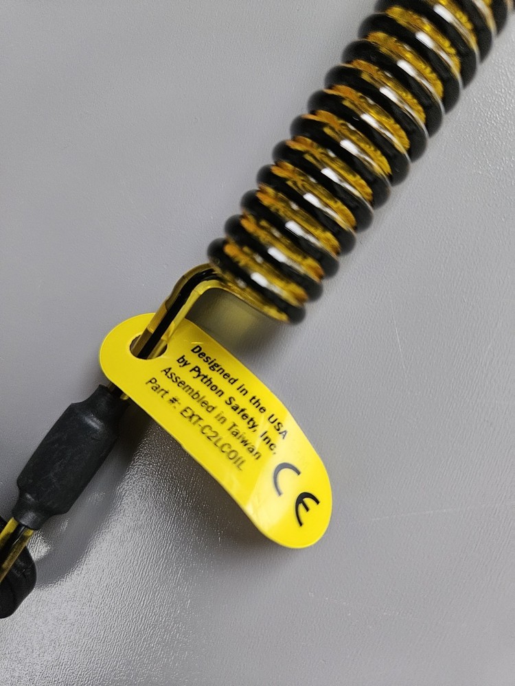 🆕️ PYTHON SAFETY 2 LB lanyard. Fall protection. Drop prevention