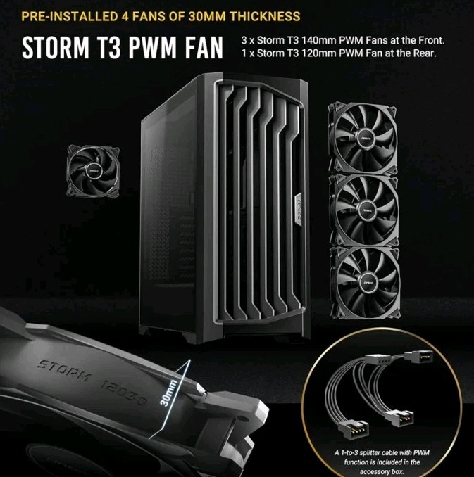 Antec Performance 1 FT Temp. Dual Tempered Glass Full-Tower E-ATX PC Case