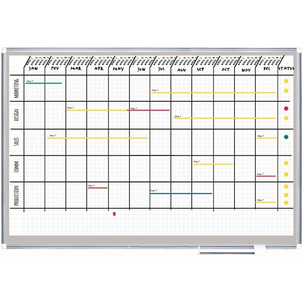 Mastervision Im140909 Mastervision Round Magnets, Strong For Whiteboards,