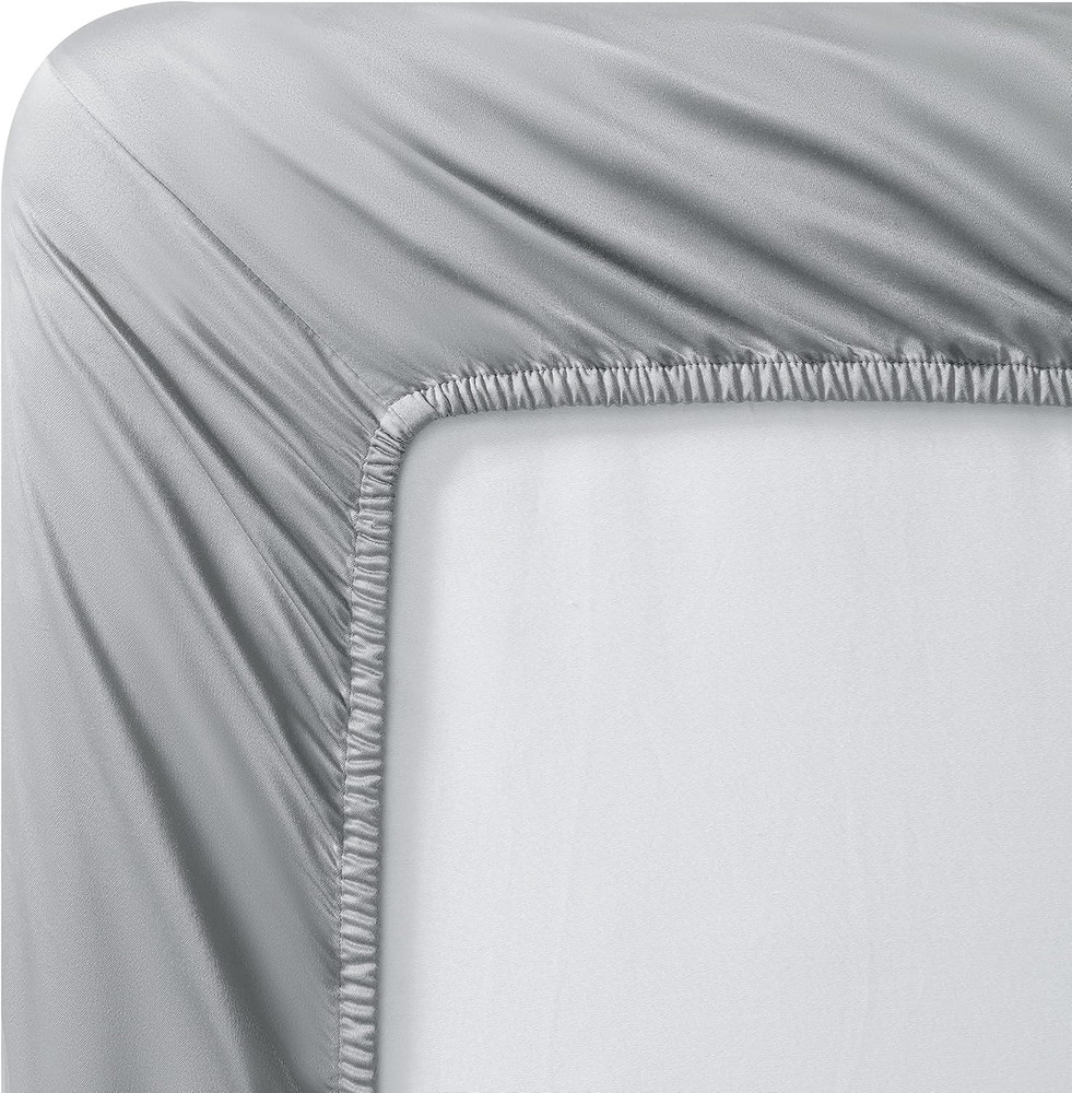 - Queen Sheet Set, Luxury Sateen Cotton Bedding, 800 Thread Count, Soft & Smooth