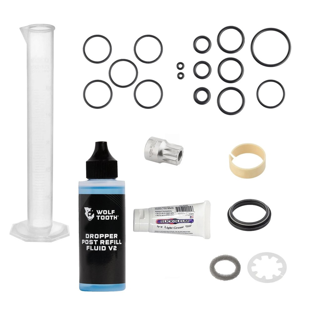 Wolf Tooth Resolve Dropper Post Full Service Kit | Durable Replacement Parts &