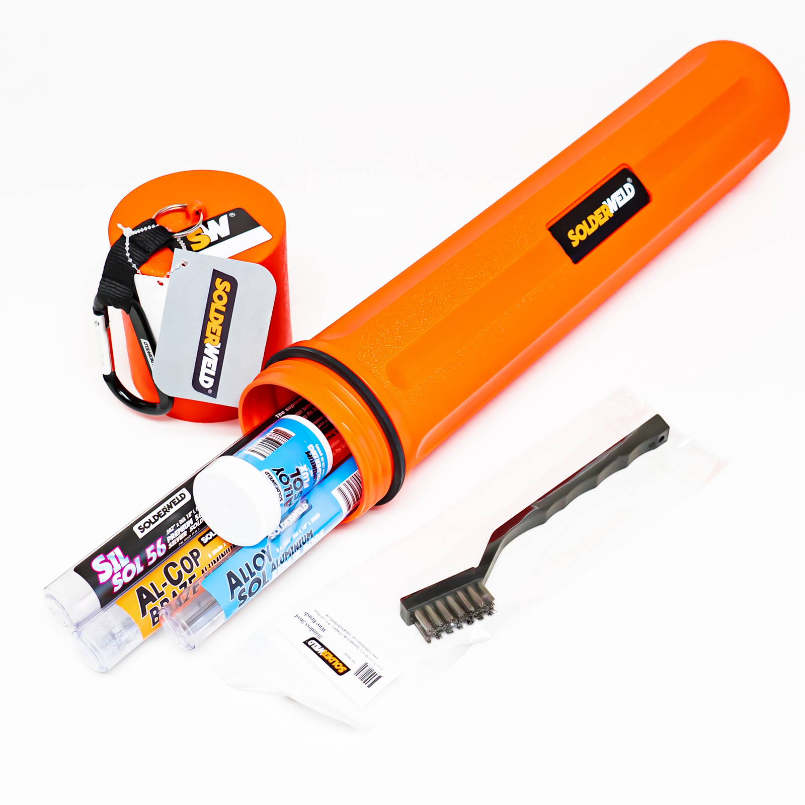 Solderweld SW-HVAK Brazing Pack 56% Braze Rods Al-Cop Solder and Flux