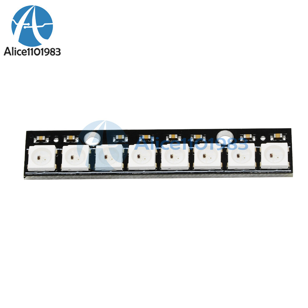 8-bit WS2812 5050 RGB LED Built-in Full-color Driver Development Board Light