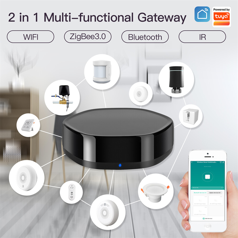 MOES WiFi IR Smart Universal Remote Controller With 2in1 Multi-Mode Hub Gateway
