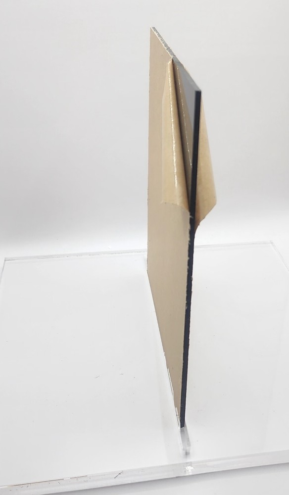 Black Opaque Plexiglass 0.118" Thick Acrylic Plastic Cut 5.9" x 8.26" Sheet