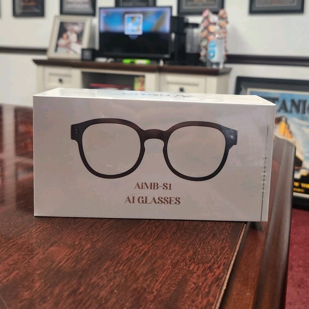 AiMB-S1 AI Glasses Black Bluetooth Smart Glasses