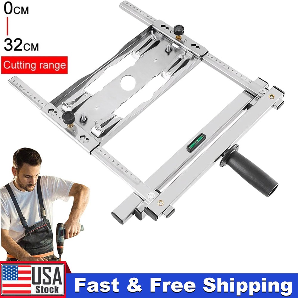 Cutting Machine Edge Guide Positioner 12.6 Inch Adjustable Circular Saw Guide