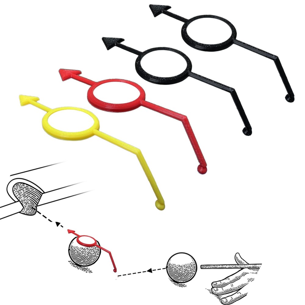 4Pack Billiards Aiming Trainer Billiards Accessories, Training aids