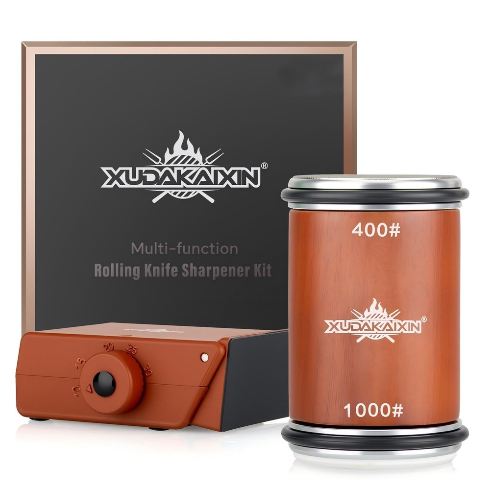 The Innovative Knife Sharpener - Patented Multi-Angle Premium Rolling Knife S...