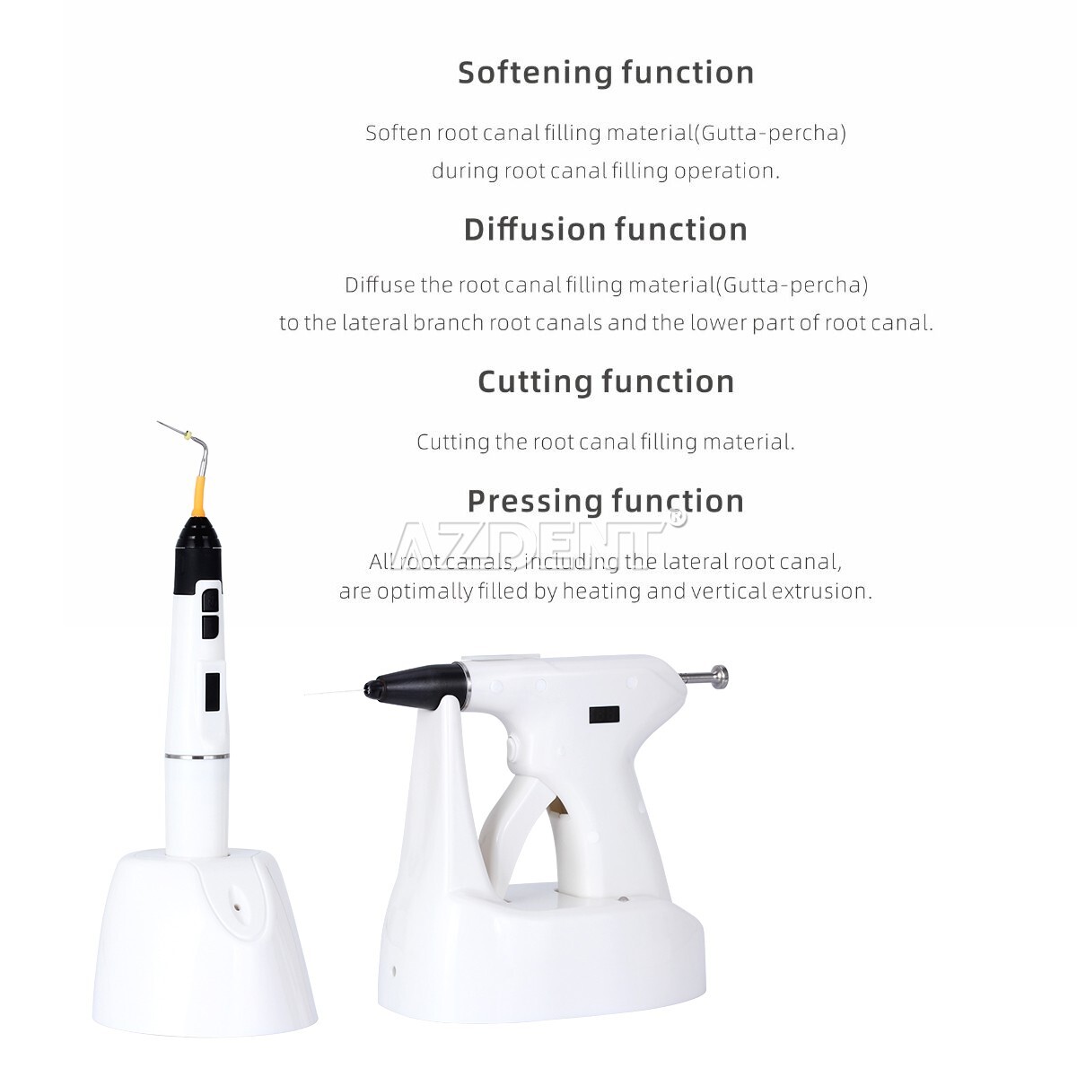 UPS Dental Endo Gutta Percha Obturation System Cordless Pen Gun