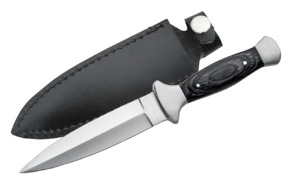 9 Black Wooden Handled Athame Dagger