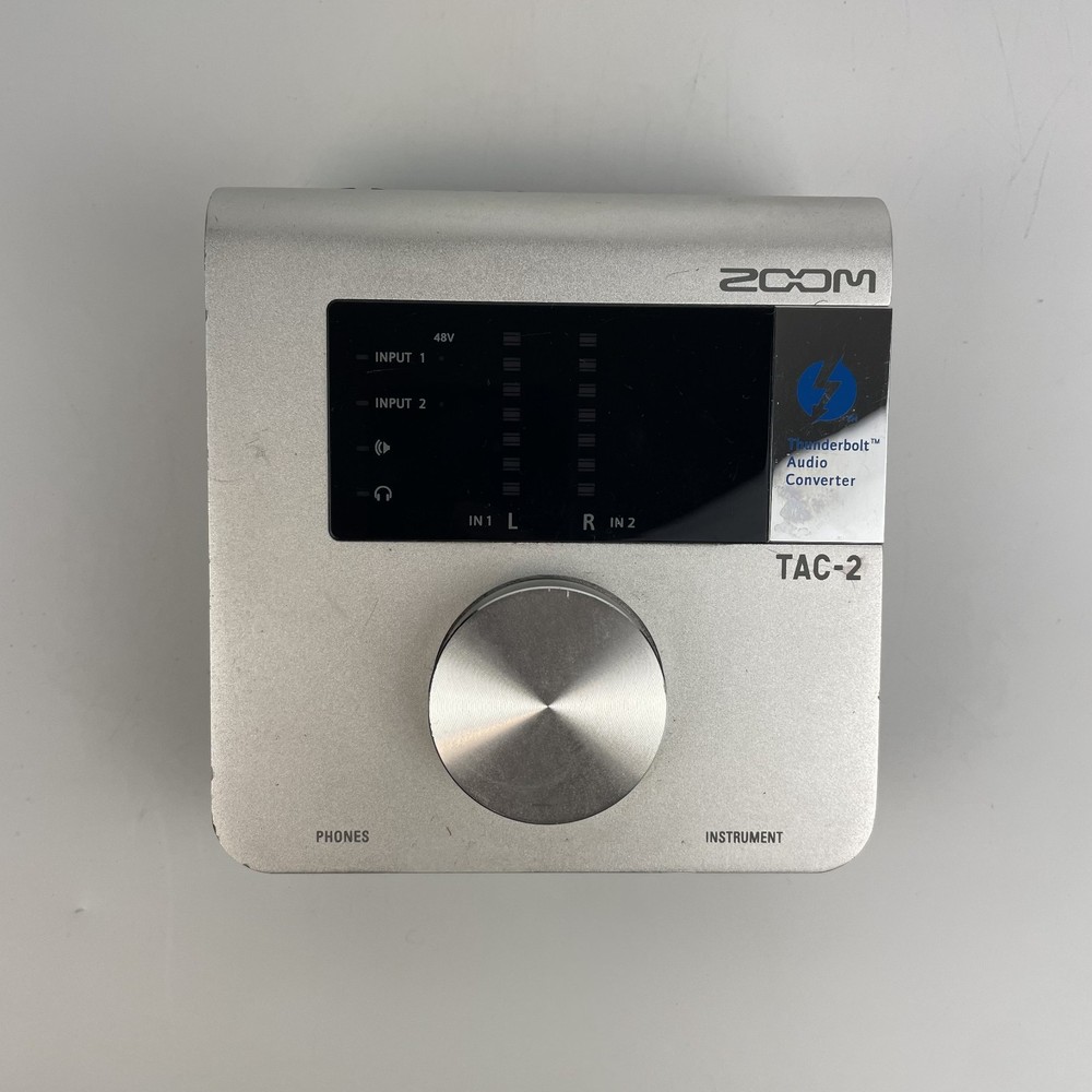 Zoom TAC-2 Thunderbolt Audio Interface – Compact Recording Device | Untested