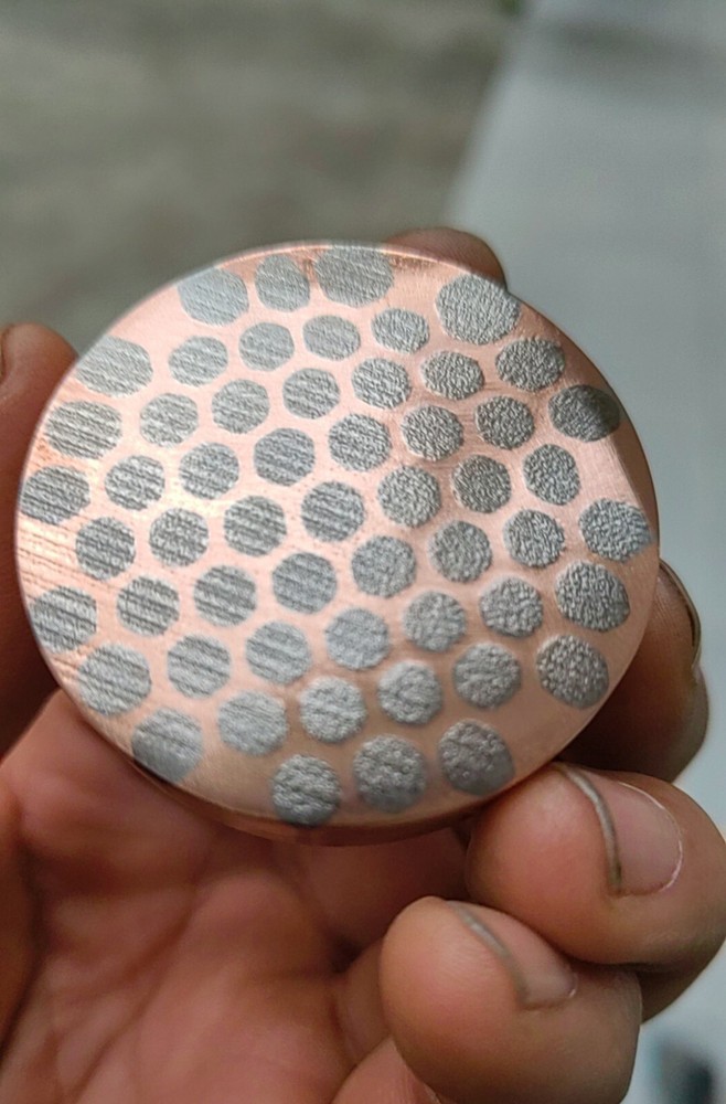 Superconductor worry coin 46mm diameter 10mm thick