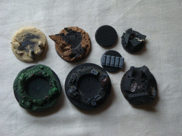 Selection Of Warhammer Scenic Bases