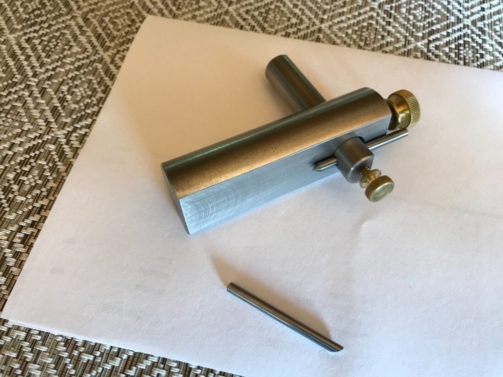 Knife Maker's Edge Line Scriber, Edge Scribe, 2X72 Knife Maker's Center Scribe