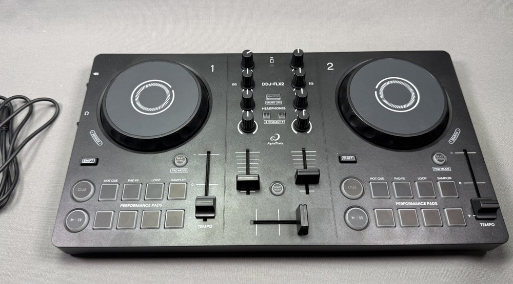 Pioneer DJ AlphaTheta DDJ-FLX2 Compact 2-Channel DJ Controller