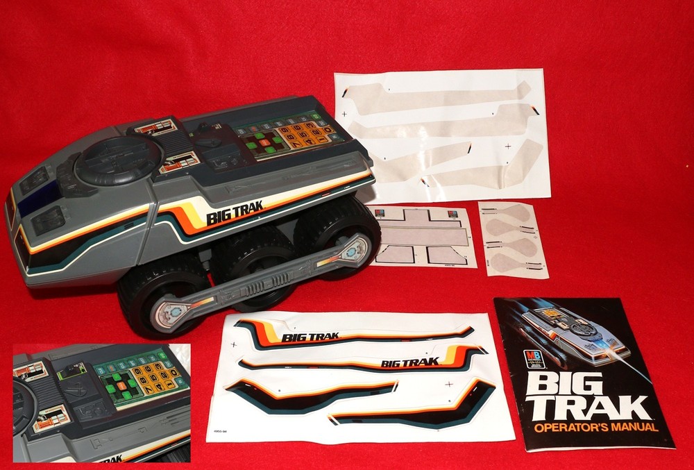 Big Trak & Transport Milton Bradley MB 1979 Programmable Vehicles +Inserts MIB