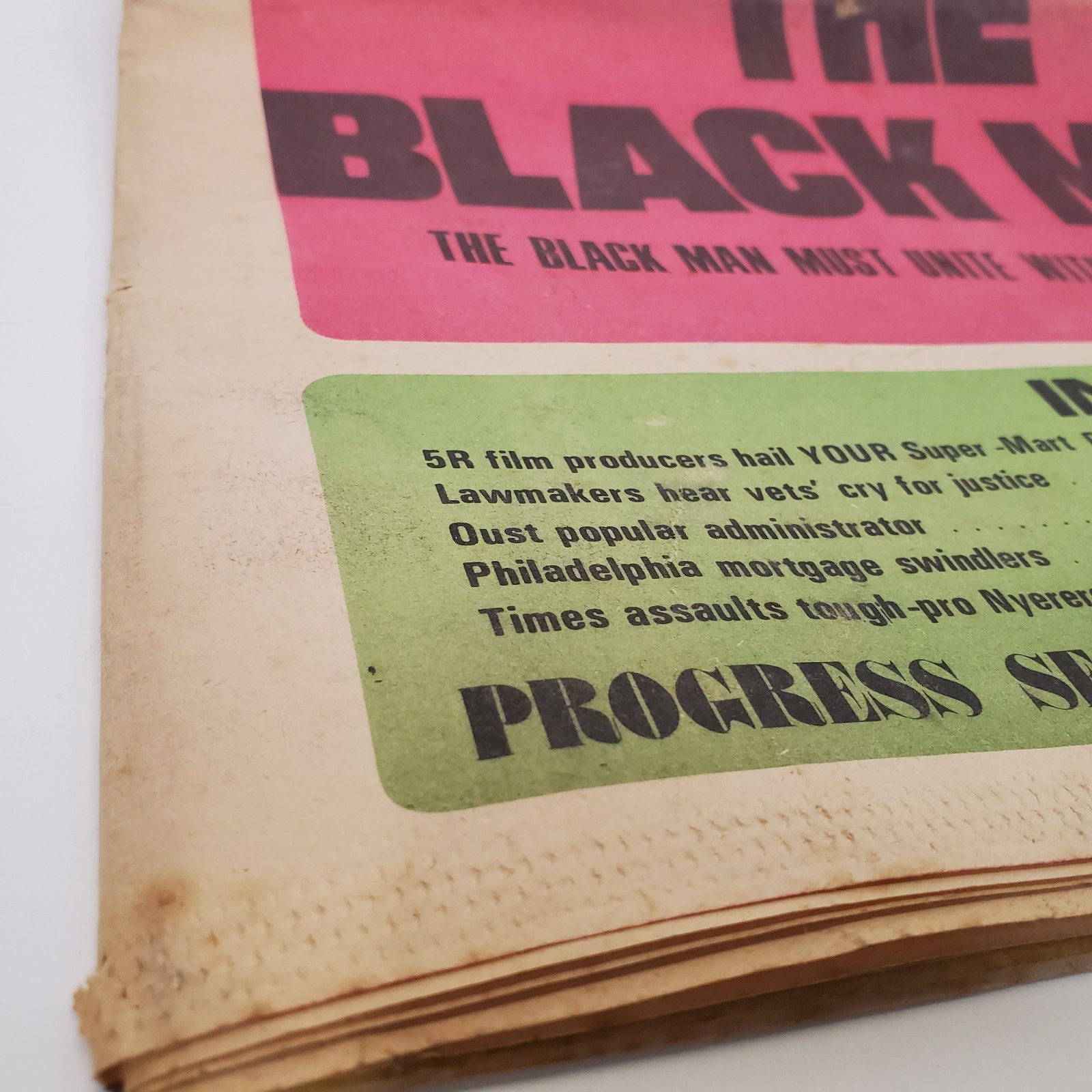 Muhammad Speaks Newspaper July 30 1971 Nation of Islam Black History VTG